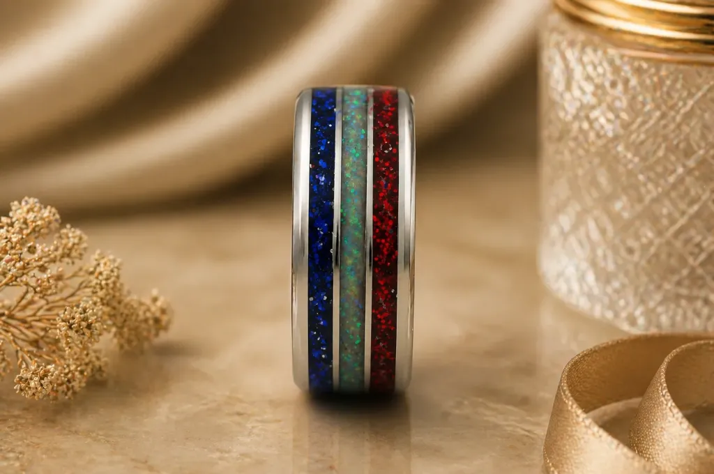 Cosmic Red/White/Blue 8mm 3Channel Size 8