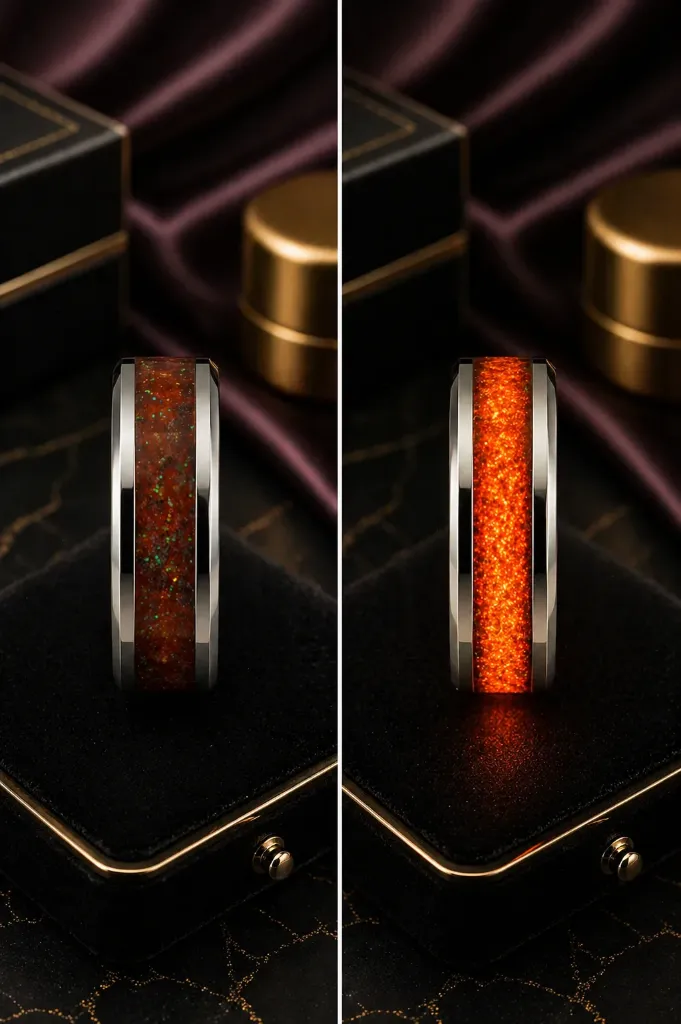 Cosmic Pumpkin w/ Orange Glo 8mm Size 10