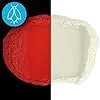 DE Glo White-Red