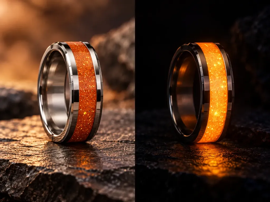 Orange w-DS Glow 8mm Size 10